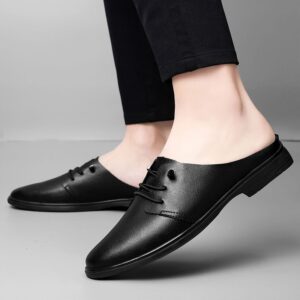 Stylish Leather Half Shoe
